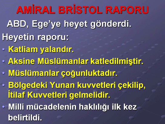 Amiral Bristol Raporu